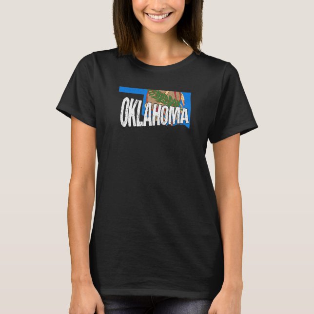 Distressed Oklahoma T-Shirt (Front)