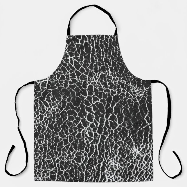 Distressed overlay texture of crocodile or snake s apron (Front)