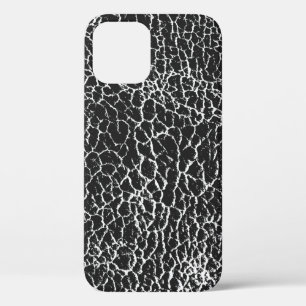 Distressed overlay texture of crocodile or snake s iPhone 12 case