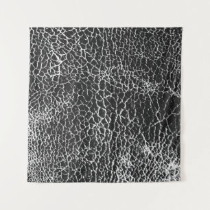 Distressed overlay texture of crocodile or snake s tapestry