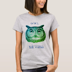 Distressed Owl Nirvana T-Shirt