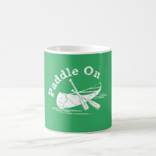 Distressed Paddle On Design - Classic Mug