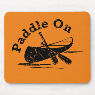 Distressed Paddle On Design - Mouse Pad