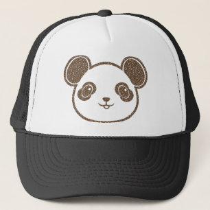 Distressed Panda Bear Trucker Hat