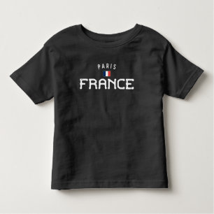 Distressed Paris France Toddler T-Shirt