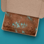 Distressed Patina Copper Vintage  Tissue Paper<br><div class="desc">This design may be personalised by choosing the Edit Design option. You may also transfer onto other items. Contact me at colorflowcreations@gmail.com or use the chat option at the top of the page if you wish to have this design on another product or need assistance. See more of my designs...</div>