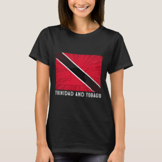 Distressed Patriotic Trinidad And Tobygo Flag Trin T-Shirt
