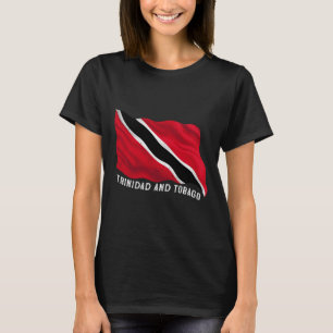 Distressed Patriotic Trinidad And Togo Flag Trinid T-Shirt
