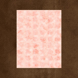 Distressed Peach Blocks Scrapbook Paper