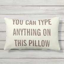 Distressed Personalised Cream Lumbar