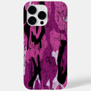 Distressed Pink Camo Case-Mate iPhone 14 Pro Max Case