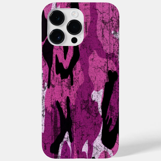 Distressed Pink Camo Case-Mate iPhone Case (Back)