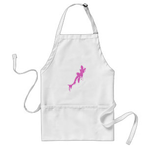 Distressed Pink Salamander With Paint Drip Standard Apron