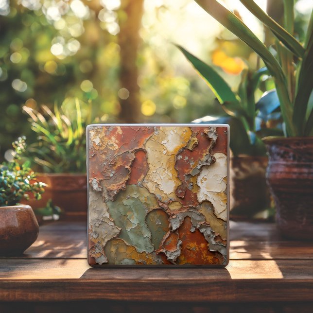 Distressed Plaster Abstract Ceramic Tile (Creator Uploaded)