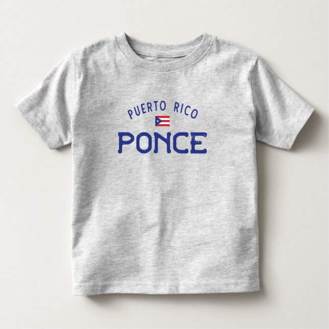 Distressed Ponce Puerto Rico Toddler T-Shirt (Front)