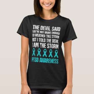 Distressed Post Traumatic Stress Ptsd Awareness  T-Shirt