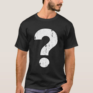 Distressed Question Mark T-Shirt