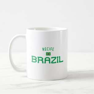 Distressed Recife Brazil Coffee Mug