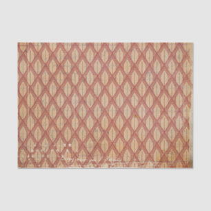 Distressed Red Retro Tissue Paper