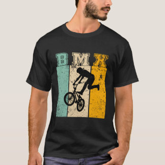 Distressed Reto Vintage Bmx Riders Bicycle Lovers  T-Shirt