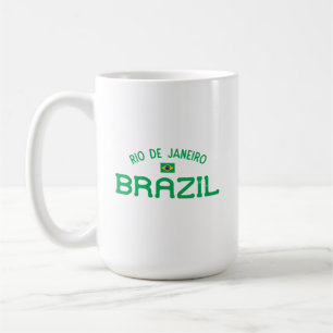 Distressed Rio de Janeiro Brazil Coffee Mug