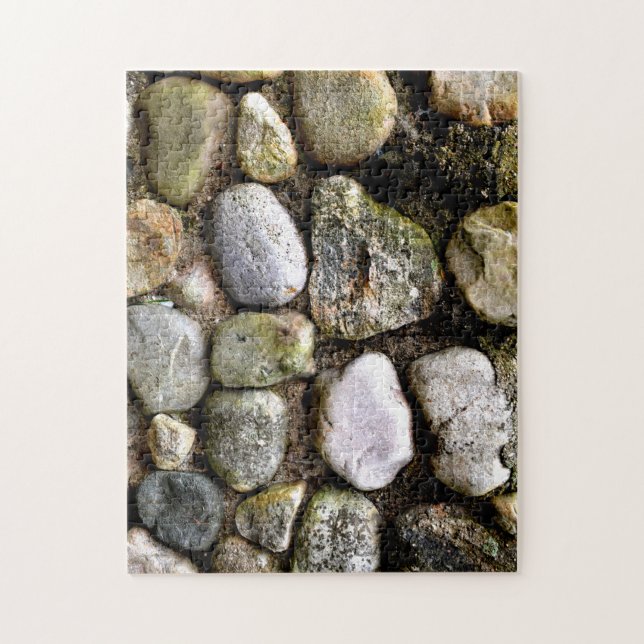 Distressed Rocks stones fieldstone pattern Jigsaw Puzzle (Vertical)