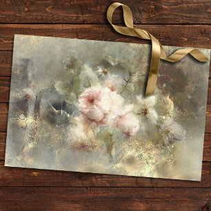 Distressed Rose   Blush PInk Grunge Decoupage Tissue Paper