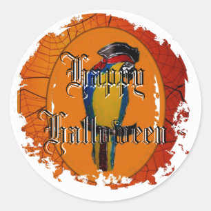 Distressed Round Stickers