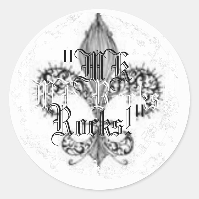 Distressed Round Stickers (Front)