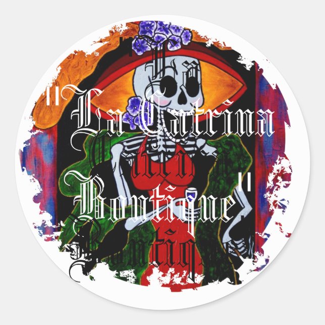 Distressed Round Stickers (Front)