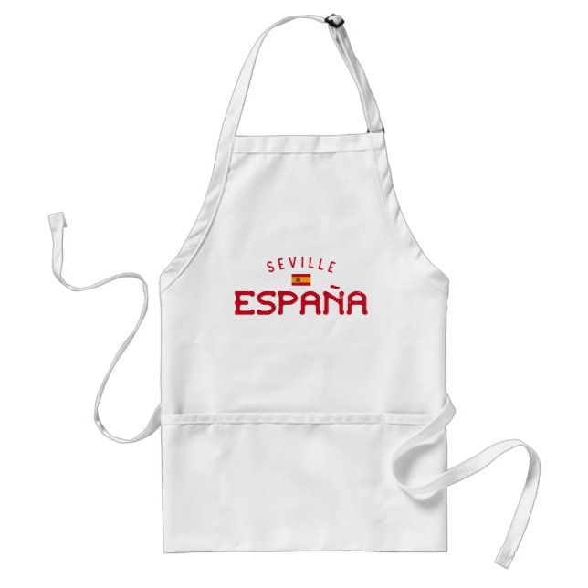 Distressed Seville Spain (España) Standard Apron (Front)
