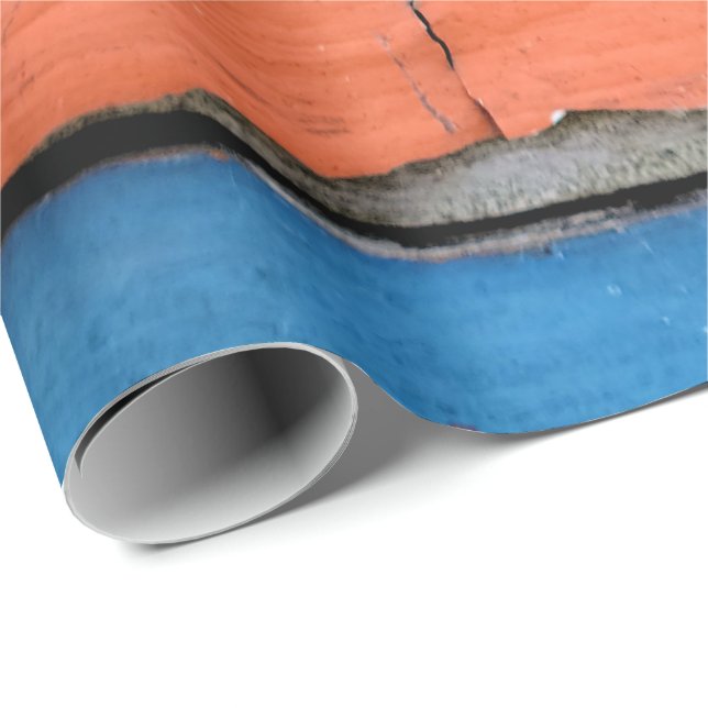 Distressed Shabby Chic Wood Wrapping Paper (Roll Corner)