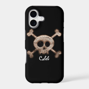 Distressed Skull & Bones Phone Case Cover
