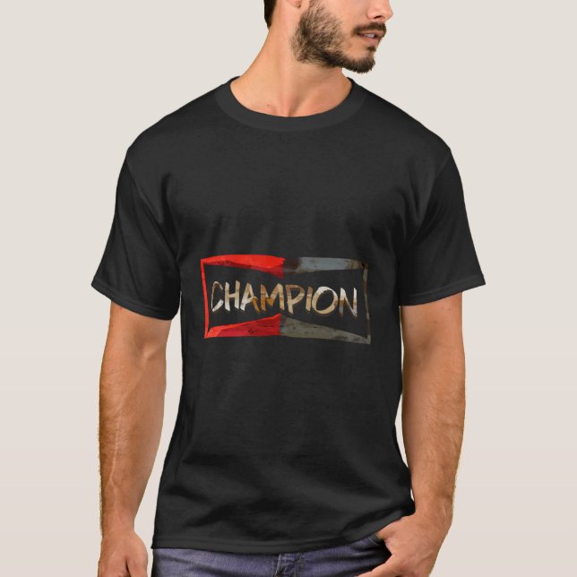 Distressed Sports Champion Athletic T-Shirt (Front)