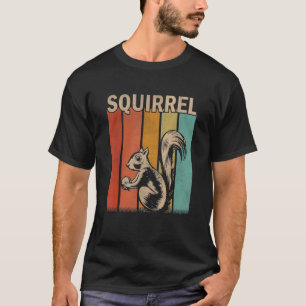 Distressed Squirrel  Men Women Kid Cute Squirrel R T-Shirt