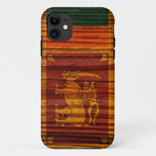 Distressed Sri Lanka Flag iPhone 11 Case