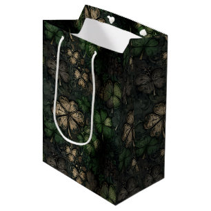 Distressed St. Patrick's Day Pattern Medium Gift Bag