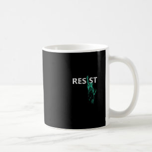 Distressed Statue Of Liberty Resist Coffee Mug