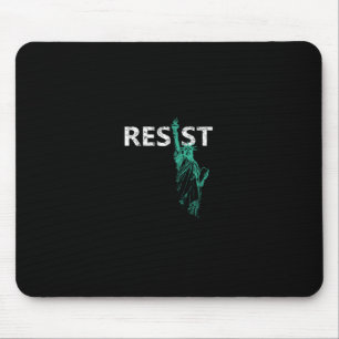 Distressed Statue Of Liberty Resist Mouse Pad