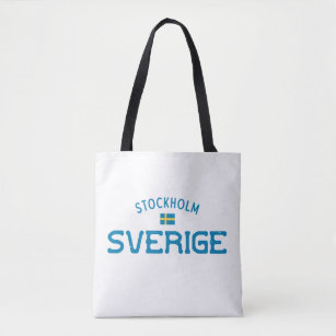 Distressed Stockholm Sverige (Sweden) Tote Bag