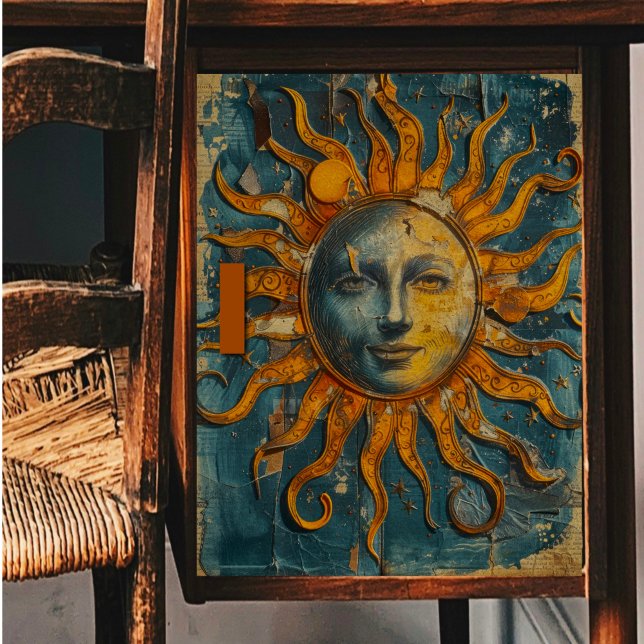 Distressed Sun Decoupage Tissue Paper (Creator Uploaded)