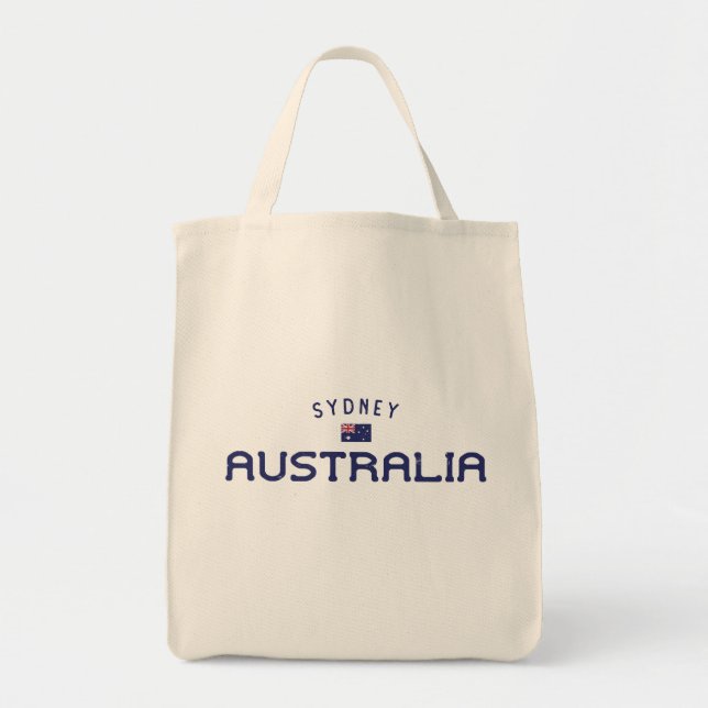 Distressed Sydney Australia Tote Bag (Front)
