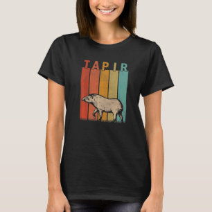 Distressed Tapir Men Women Kid Cute Tapir Retro T-Shirt