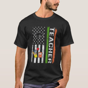 Distressed Teacher Costume St Patricks Day Awesome T-Shirt