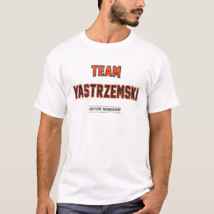 Distressed Team Yastrzemski Proud Family Surname L T-Shirt