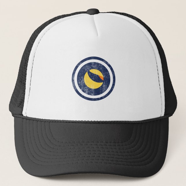 Distressed Terra Luna - Coin Logo Only Trucker Hat (Front)