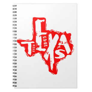 Distressed Texas #USAPatriotGraphics © Notebook