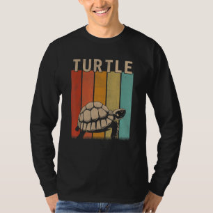 Distressed Turtle Men Women Kid Cute Turtle Retr T-Shirt