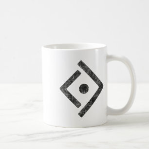 Distressed Ukraine Freedom Symbol Resistance Logo  Coffee Mug