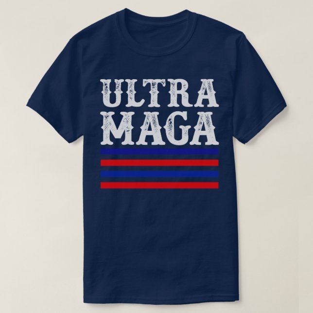 Distressed Ultra Maga T-Shirt (Design Front)